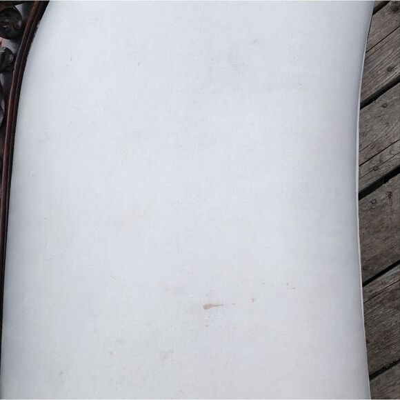 Vintage Handcarved Vanity Bench - Picture 2 of 8